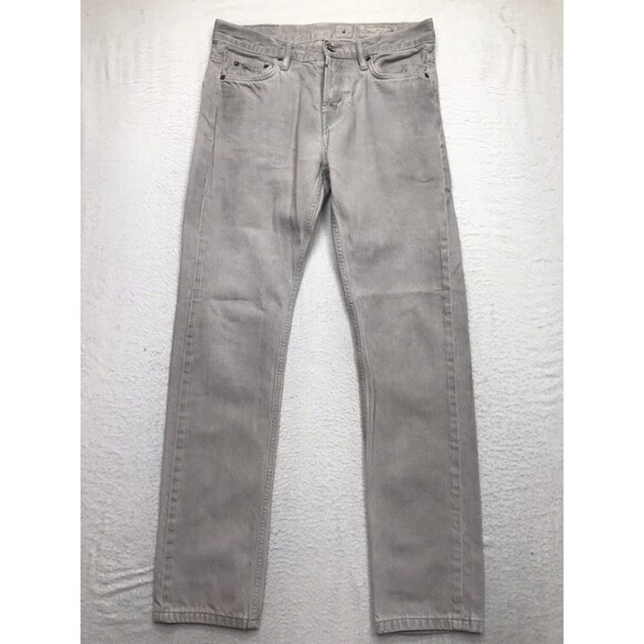 AllSaints Other - ALLSAINTS Double Cigarette Jean Men 28x28 Gray Button Fly Skinny Slim